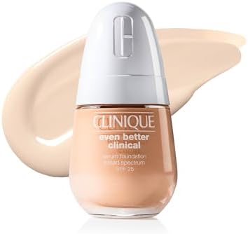 Clinique Even Better Clinical Serum Full Coverage Hydrating Foundation Broad Spectrum SPF 25 With Vitamin C, Salicylic Acid + Hyaluronic Acid For Oily Skin Types