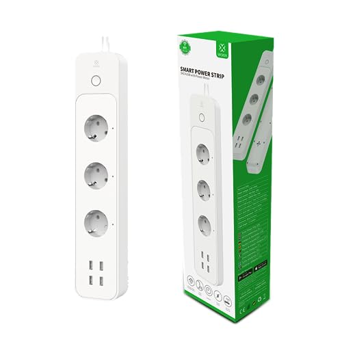 Woox R5104 Regleta inteligente con medidor de energía