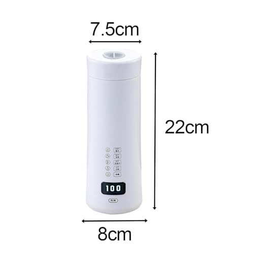 Hervidor eléctrico portátil 500ml acero inoxidable miniatura 3