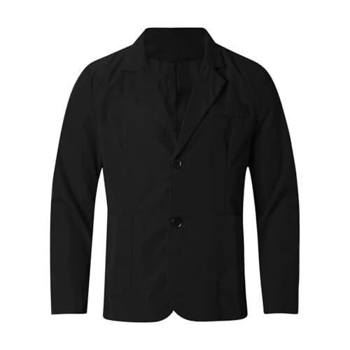 Mens Casual Blazer Jacket Slim Fit Long Sleeve 2 Button Shirts Lightweight Suit Coat for Everyday Dinner Prom Wedding Party4