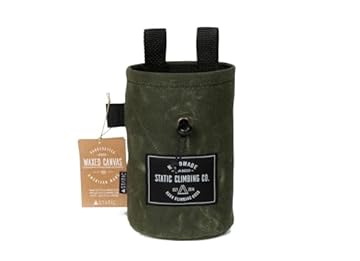 waxed canvas chalk bag