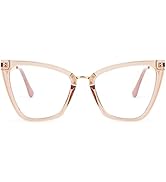 FEISEDY Blue Light Blocking Glasses Computer Glasses Women Men Fashion Cateye Glasses B2914
