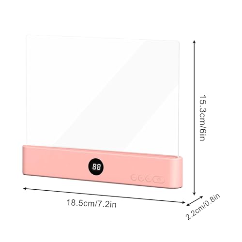 Lámpara LED con 3 modos de brillo ajustable y luz de libro con clip 5