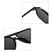 willochra Trendy Oversized Pilot Sunglasses Woman Men Fashion Luxury Square Sun Glasses Female Big Frame Gradient Shades UV400 (C8)