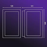 Philips Hue Impress Außen-Wandleuchte, Gartenbeleuchtung, Aluminium – Ansicht 7