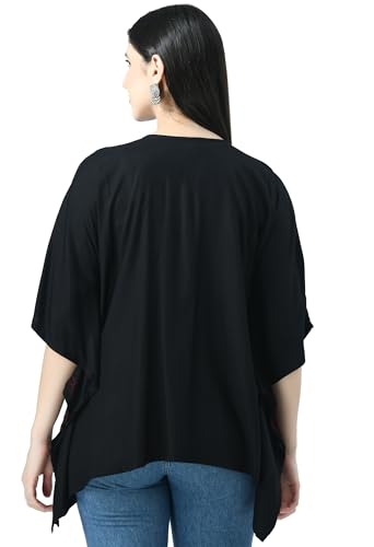 Image of QAZMI Women's Rayon Cotton Kaftan