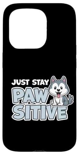 Just Stay Pawsitive 킢킢 |WeBu D X}zP[X iPhone 15 Pro p
