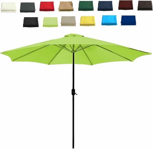 Cubierta para sombrilla voladiza con tela resistente para una sombra fresca