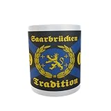 U24 Tasse Kaffeebecher Mug Cup Flagge Saarbrücken Tradition 1903