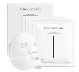 Koreana Skin GHK-Cu Copper Peptide Hydrogel Face Mask Anti-Aging Collagen Booster for Skin Repair, Firming, Fades Acne Scars & Redness. K-Beauty Sheet Mask Treatment