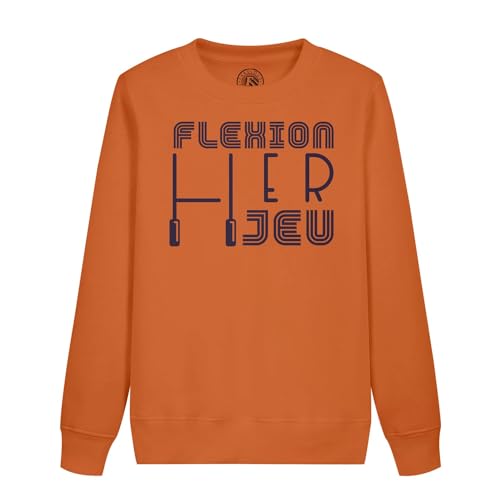 Sweatshirt enfant rugby XV en coton bio pour entrainement club