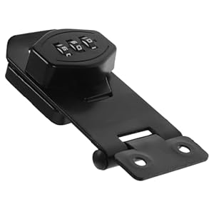 Houderco 1922T21 Kombinationsschloss Set Schwarz