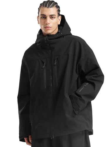 GSOU SNOW Snowboard Jacket Men Baggy Ski Jacket Waterproof Snow Coat Insulated...