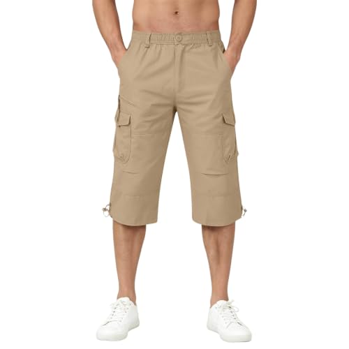 Pantalon 3/4 robuste et indéformable en coton premium - 6
