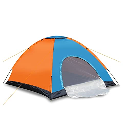 Carpa para camping YYDS para 3-4 personas color azul naranja miniatura 1
