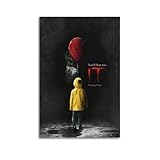 YTWRGWERR It Chapter Posters - Póster estético decorativo para pared, lienzo vintage para sala de estar, dormitorio, 30 x 45 cm, estilo sin marco