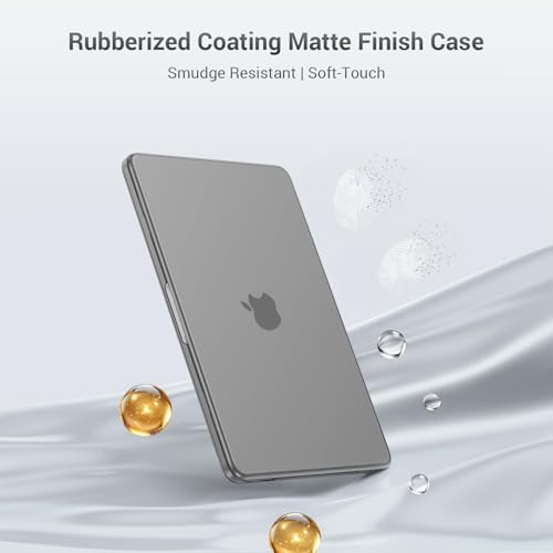Image of MOSISO Compatible with MacBook Neo Case 13 inch 2026 Release Model A3404 with A18 Pro Chip, 4 in 1 Kit Precision Fit Crack & Scratch Resistant Protective Hard Shell Case Cover, Gray