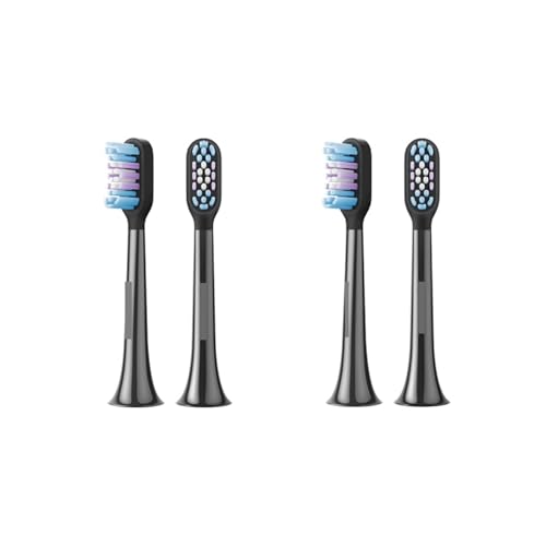 ���u���V�����u���V�w�b�h�AMijia �ƌ݊����A2 �� T501 T501C �t�����ʖ��邢���N���[���P�A(4pcs Black)