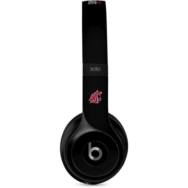 Skinit Decal Audio Skin Compatible with Beats Solo 2 Wired - Officially Licensed College Cougars Washington State Design