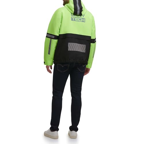 Image of DKNY mens Dkny Men's Taslan Performance Hoody With Reflective Detail