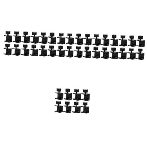 iplusmile 40pcs Printer Glass Bed Clamp Hot Bed Glass Clamp for Printing Part Supply for Stable Printing