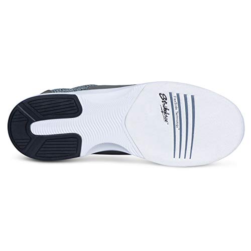 Kr Strikeforce Newport Charcoal Black Medium Width Size 13 Men's Slop-On Style Bowling Shoes With Flexslide Technology For Right Or Left Handed Bowlers #TOP4