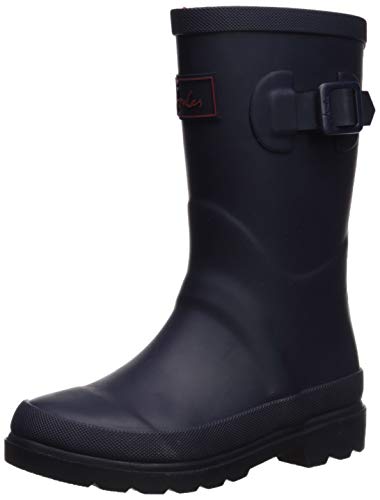 Joules Boy's Field Welly Rain Boot, French Navy, 11 Medium UK Little Kid (12 US)
