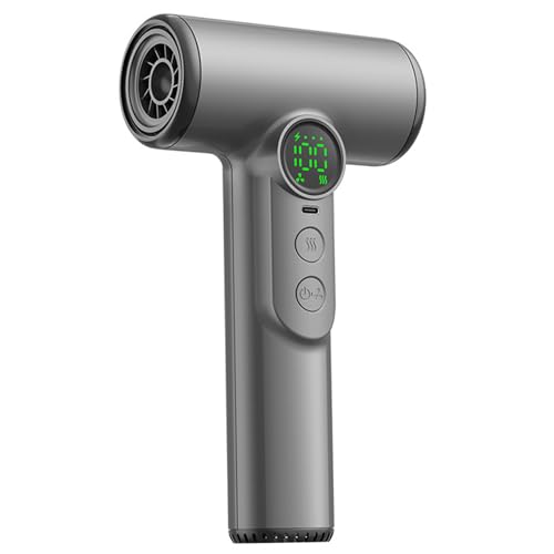 Sèche-cheveux sans fil portable autonome 15600 mAh gris pour cheveux