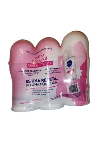 Nivea Roll-On Antitranspirante Aclarado Natural 3 Pack 0.33 Fl Oz (Pack Of 3) 1 Fl Oz 3.4 Fl Oz #TOP3
