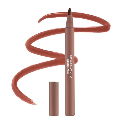 Covergirl Outlast Lipstain, 72 Iconic Darling, Smooth Application, Precise Pen-Like Tip,...
