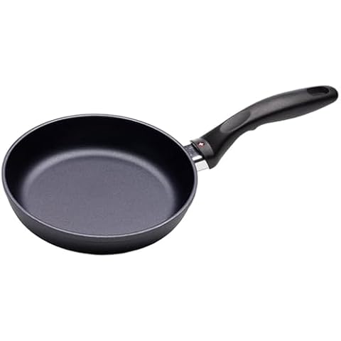 Swiss Diamond 8 Inch Frying Pan - HD Nonstick Diamond Coated Aluminum Skillet - Dishwasher Safe and Oven Safe Fry Pan, Grey Cover