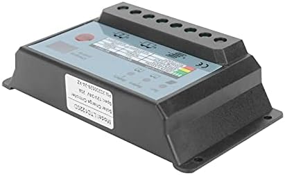 Dhouse Dual Battery Solar Charge Controller Regulator 20A Batteries Solar Regulator for RVs Caravans and Boats Batteries or Battery Banks