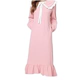 Tissu thermique en polaire de corail et flanelle – Cette chemise de nuit en mélange de flanelle douce et de polaire de corail offre un stockage thermique exceptionnel pour emprisonner la chaleur corporelle et vous garder tout doux et au chaud même pendant les froides nuits d’hiver – Fini le frisson au moment d’aller au lit ou pendant les jours de paresse.