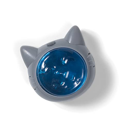 Fresh Step, Litter Box Deodorizer, Deodorizing Gel Pod, 2 Refills | Cat-head shaped grey device with blue center, side and back vents, peel-and-stick adhesive mount, 30 days of odor control - image 4