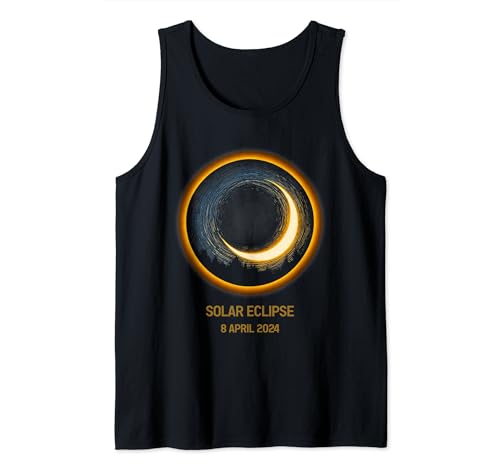 Amante Astronomía Totalidad Eclipse solar 2024 Camiseta sin Mangas