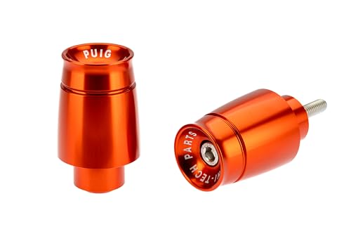 Embouts de guidon antivibration Puig 22127T en aluminium anodisé