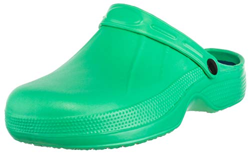 Brandsseller Clog - Pantofole da giardino da donna, Verde (verde), 37 EU