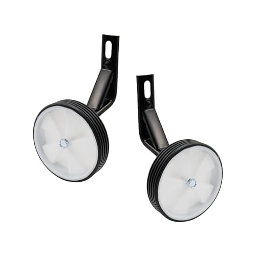 Image of Pair of Black Bicycle Auxiliary Wheel Children's Bicycle Accessories,Training Wheels Kids Bike Children Training Bike Wheel