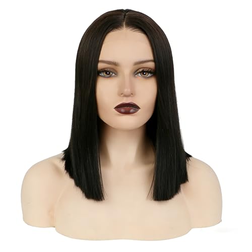 CATMEYE Perruque Carré Sans Colle 45 cm, Ligne de Cheveux Naturelle, Perruque Courte Synthétique pour Femmes, Bonnet Ajustable et Respirant, Usage Quotidien...