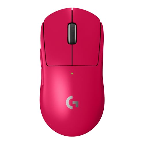 Image of Logitech G PRO X SUPERLIGHT 2 LIGHTSPEED Wireless Gaming Mouse, Lightweight, LIGHTFORCE Hybrid Switches, HERO 2 Sensor, 32,000 DPI, 5 Programmable Buttons, USB-C Charging, PC & Mac - Magenta