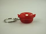 Original Tupperware TUPPERWARE Schlüsselanhänger Mikro-Fix rot Miniatur Behälter MikroFix Anhänger