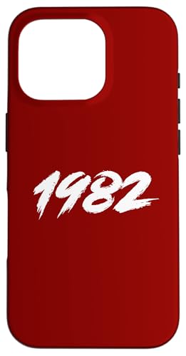 Vintage Birthday Since 1982 ホワイトフォント Awesome スマホケース iPhone 16 Pro 用