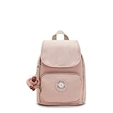 Kipling Mochila feminina pequena de calêndula, organizador de viagem de nylon, Grad rosa brilhante, 9''L x 11.75''H x 5''D, Mochila feminina pequena de calêndula, organizador de viagem de nylon