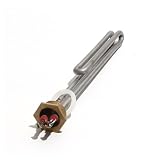 DUOCARA 1 pulgada/DN25/32 mm Elemento calefactor eléctrico de acero inoxidable Booster tubo para tanque de agua caldera 110V/220V/380V 1/2/3/4/6KW