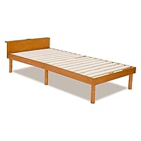 Amazon｜萩原 ベッド ベッドフレーム すのこベッド 高さ調節可能