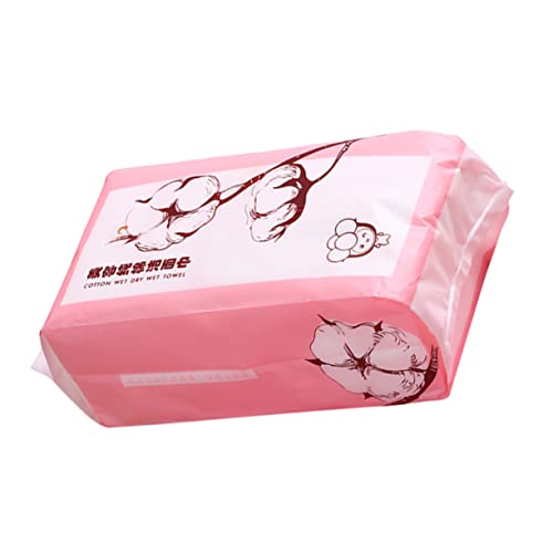 NULYLU 1バッグ洗顔ティッシュ 入 使い捨てフェイスタオル 洗顔用タオル メイク落とし 湿式乾式対応 多目的清掃 日常使い 旅行用