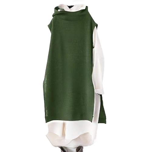 [NEWVO] セットアップ レディース 2点セット ニットベスト & シャツワンピース 重ね着 きれいめ 上品 30代 40代 50代 お出かけ デート 通勤 - NEWVO - 商品画像