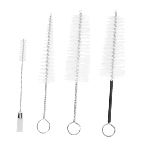 Alasum 4個 サックスクリーニングブラシ マウスピースクリーニングブラシ マウスピースクリーナー トランペットマウスピースブラシ サックス サウンドホールブラシ フルート供給 ナイロン