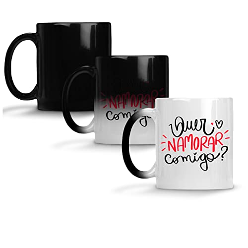 Caneca mágica “Quer namorar comigo?”