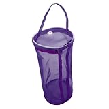 Organizador de bolas de fios redondo DIY bolsa de tricô portátil de malha para crochê, M